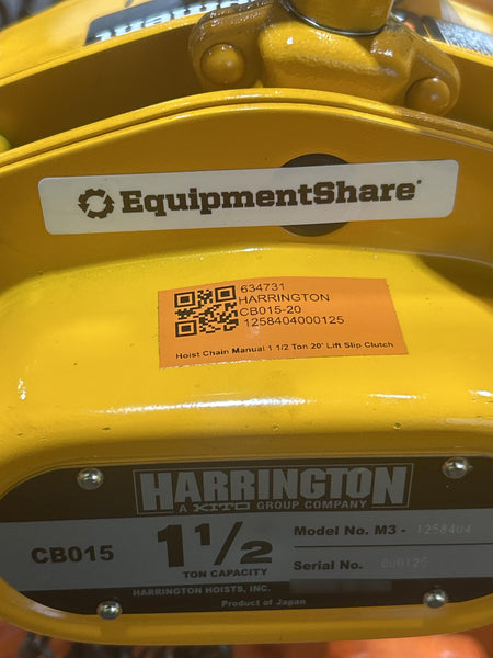 2026 HARRINGTON CB015-20