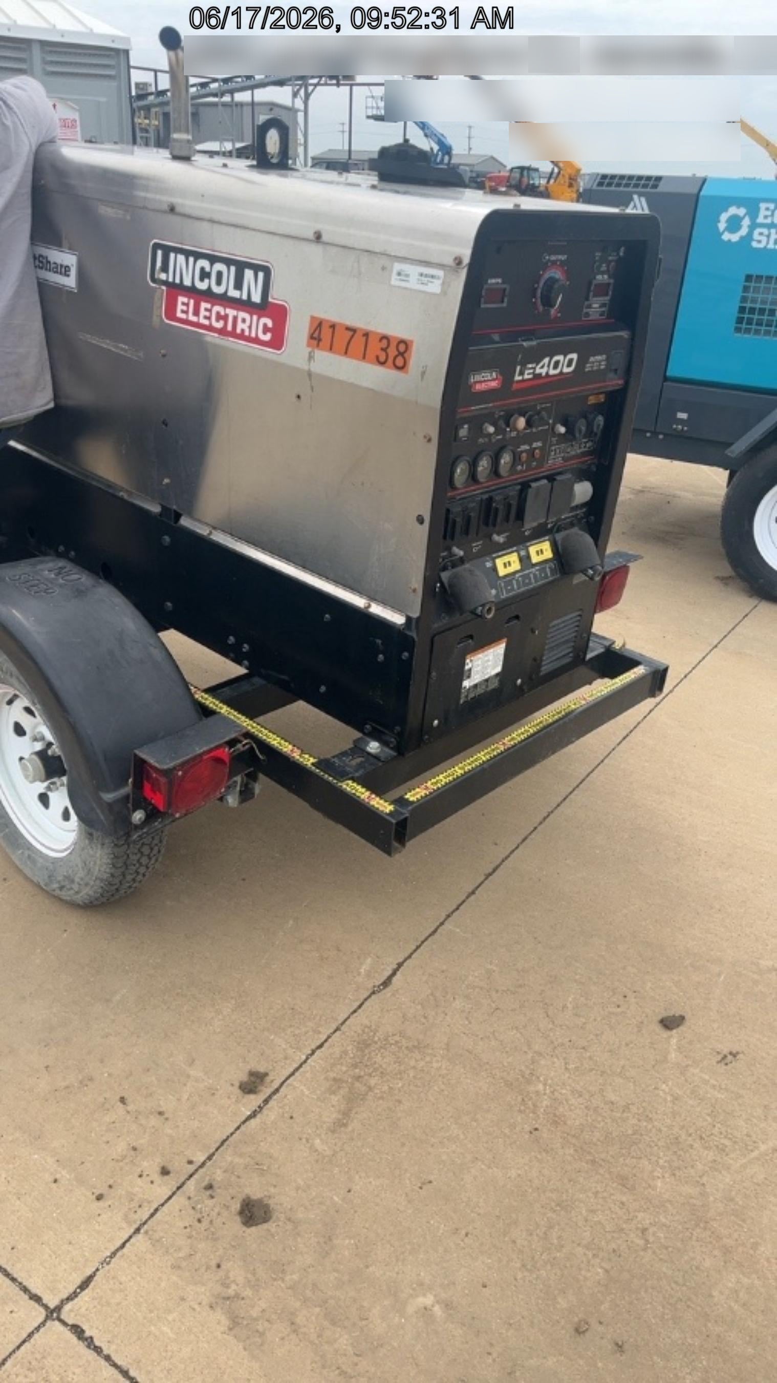 2024 Lincoln Electric LE400 Kubota V1505, Trlr, Cable Rack, Light Kit, ES Decals, T3
