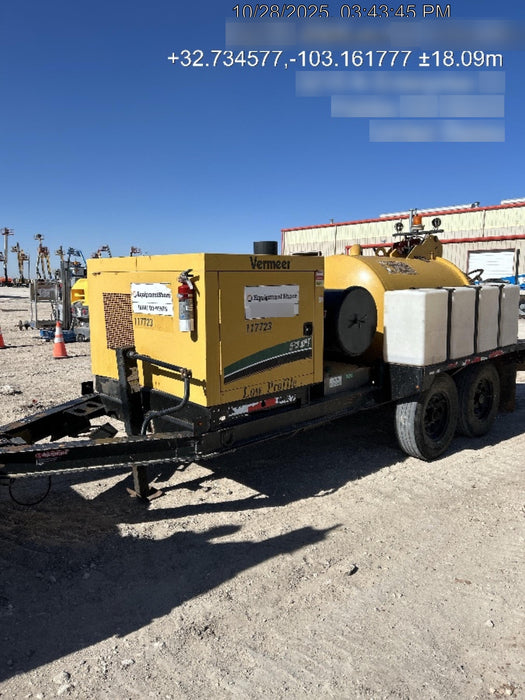 2020 Vac-Tron LP573XDT Tier 4 Kohler Diesel Engine, 500 Gallon Debris Tank w/ Hydraulic Tilt, two (2) 100 Gallon Water Tanks, Low Profile Torsion Axles (12,000 GVWR), Manual Jack Trailer