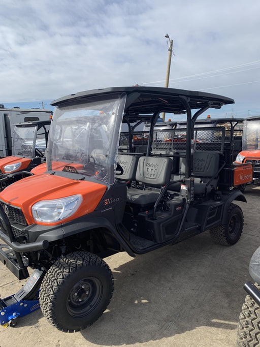 2022 Kubota RTV-X1140W-H Plastic Canopy, Windshield Acrylic Clear, LED Strobe Light, Wire Harness Kit, Back up Alarm
