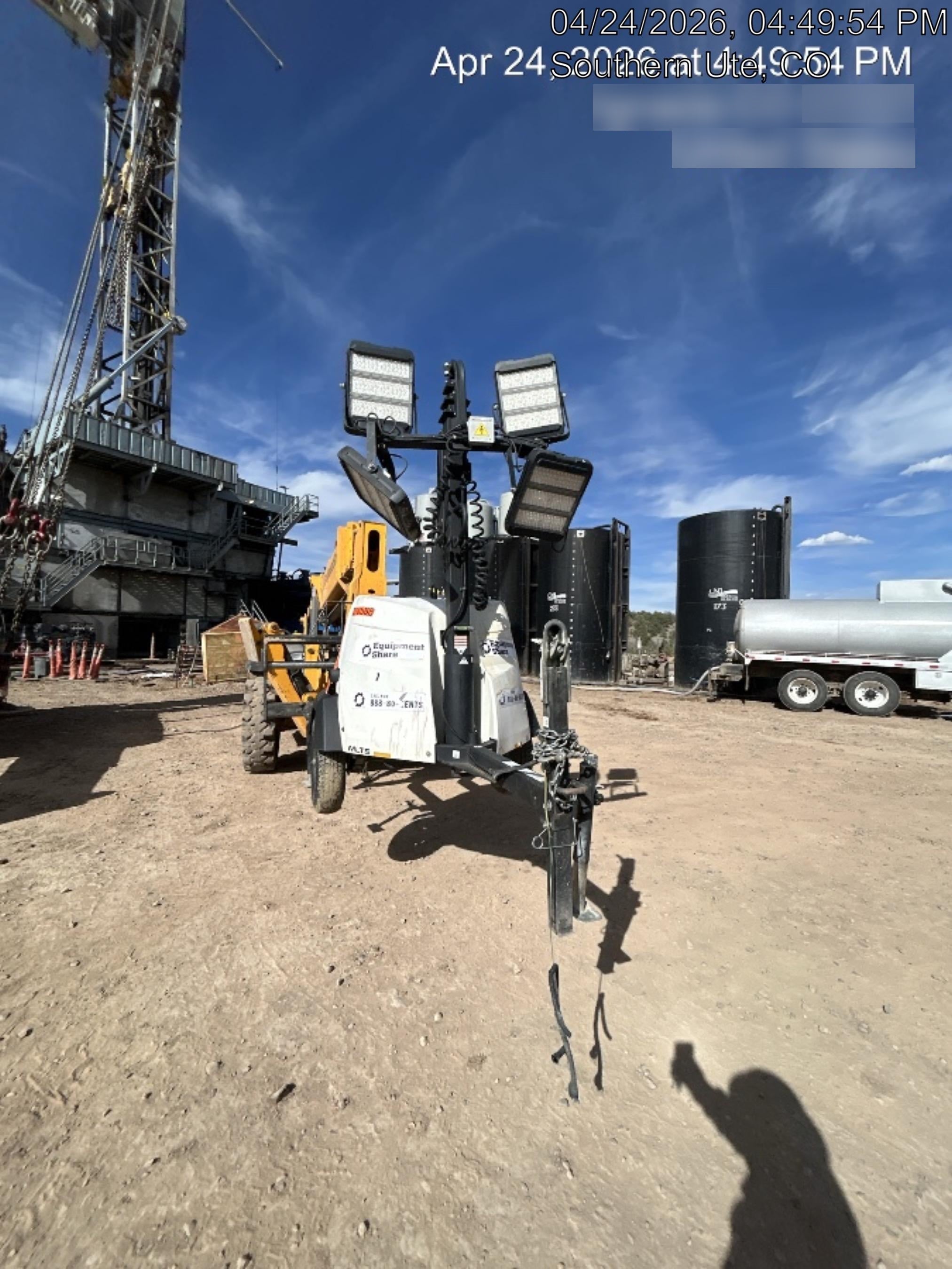 2023 Generac MLT2 Diesel, Flex Switch 120V Input, Powerzone Controller, 
(4) 320W LED Lights, 4kW Generator, 39.9 Gal Fuel Tank, 2" Ball, T3