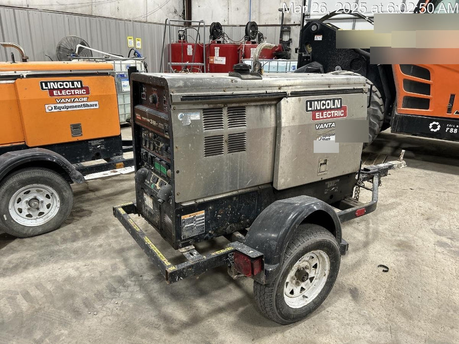 2018 Lincoln Electric Vantage 322 Lincoln Vantage 322 Welder Ready Pak 3 - Vantage 322, Trailer, Fender and light kit, Cable rack