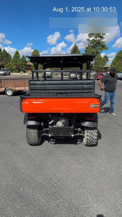 2019 Kubota RTV-X1140 4wd Utility Cart, LED Strobe, Windshield Tempered Glass, Pastic Canopy, Wire Harness Kit, Backup Alarm