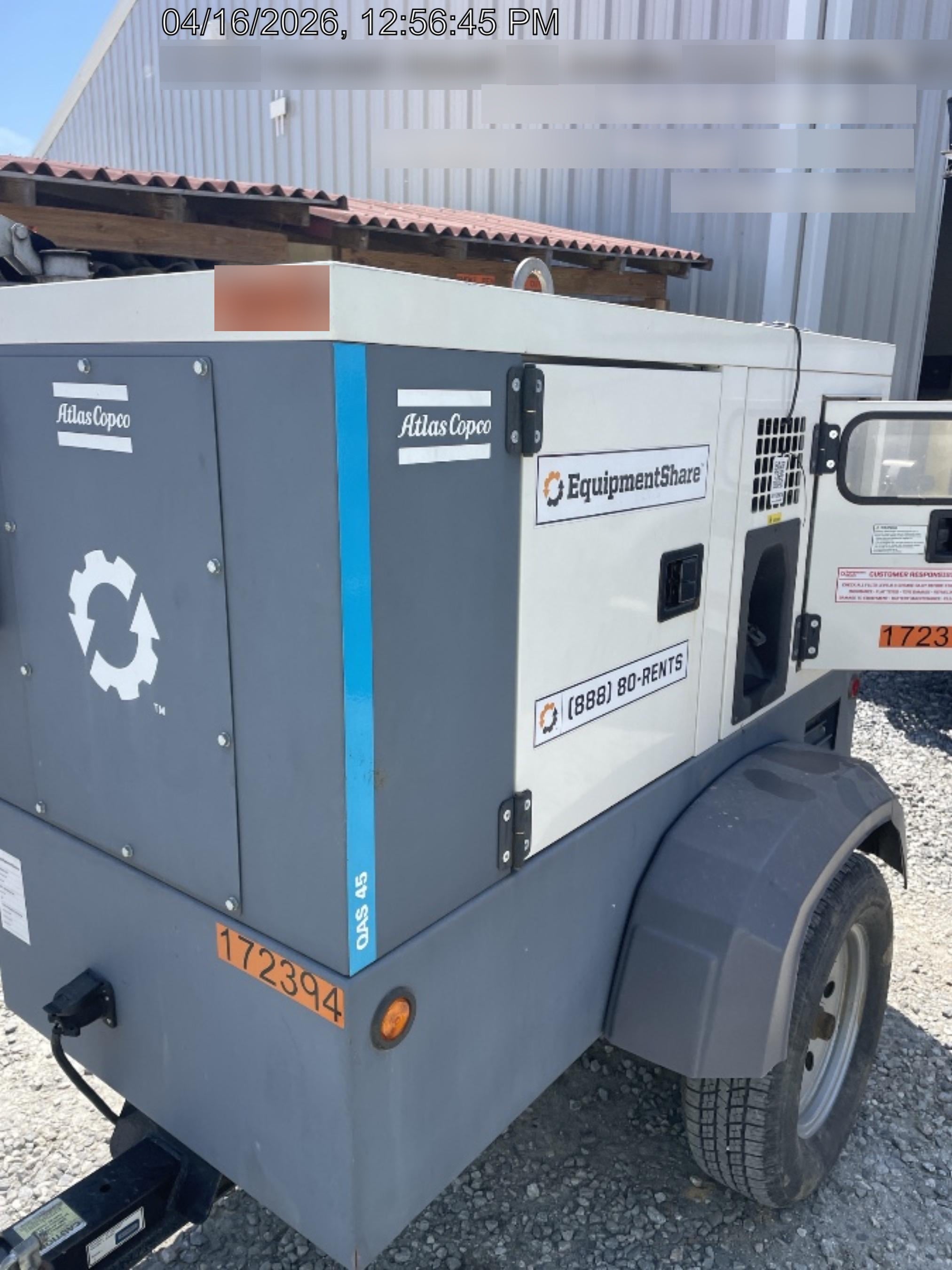 2021 ATLAS COPCO QAS45 CWK