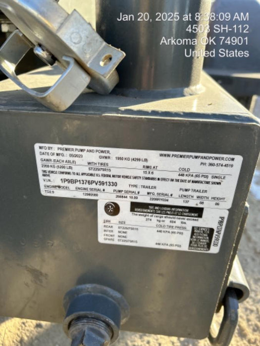 2023 PREMIER PUMP 6NNT‐RP‐TD2.9‐T85