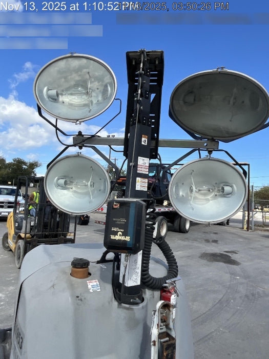 2019 Wacker Neuson LTV6K-MH Power mast, 1100W MH, Fuel Sensors, Wiring Harness