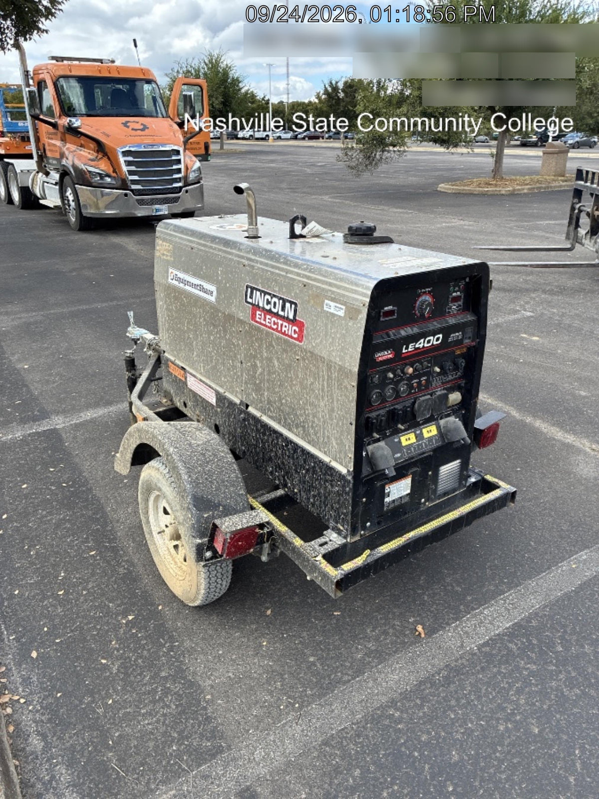 2024 Lincoln Electric LE400 Kubota V1505, Trlr, Cable Rack, Light Kit, ES Decals, T3