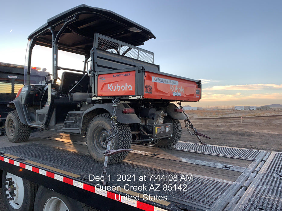 Kubota RTV-X1140W-H Plastic Canopy, Windshield Acrylic Clear, LED Strobe Light, Wire Harness Kit, Back up Alarm