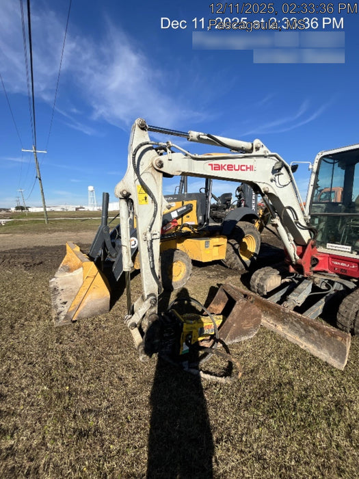 2020 Takeuchi TB-235-2CR Cab/Heat/Air, Rubber Tracks, Manual TAG QC
