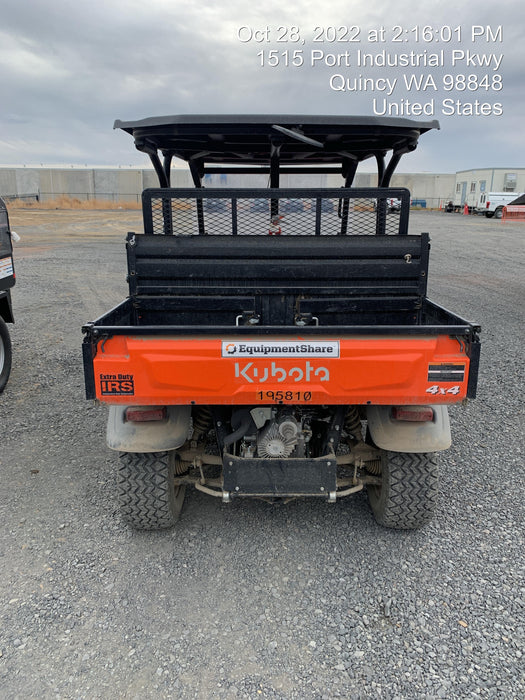 2022 Kubota RTV-X1140W-H Plastic Canopy, Windshield Acrylic Clear, LED Strobe Light, Wire Harness Kit, Back up Alarm
