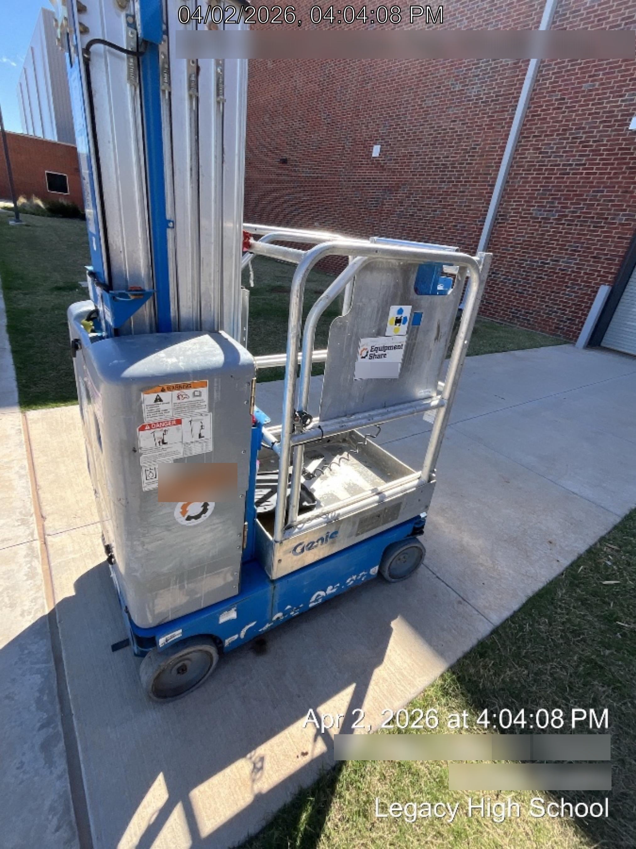 2018 GENIE GR-20