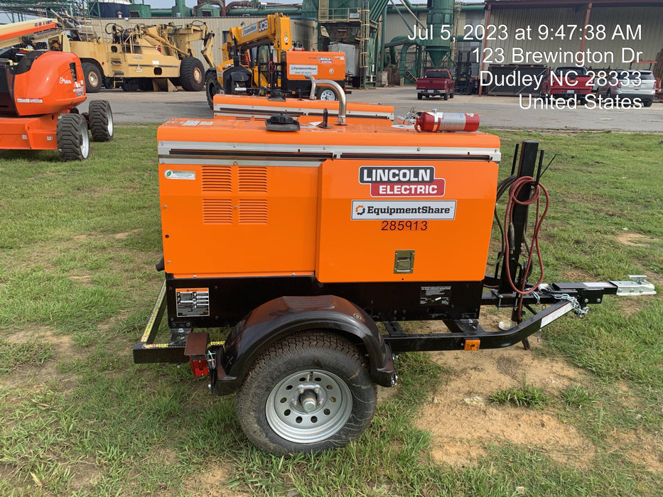 2022 Lincoln Electric LE400 Kubota V1505, Trlr, Cable Rack, Light Kit, ES Decals, T3