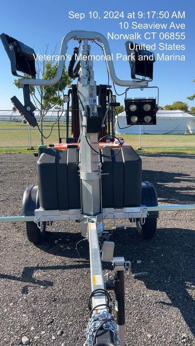 2024 Wanco WLTT-4MM4K Diesel, Deep Sea Controller, Shore Power Plug, Auto Start, (4) 350W LED Floodlights, 4kW Generator, 60 Gal Fuel Tank, 2" Ball, T3