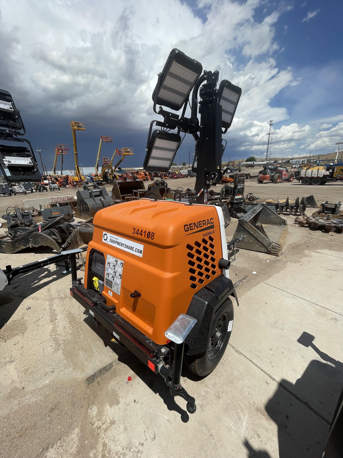 2023 Generac MLT2 Diesel, Flex Switch 120V Input, Powerzone Controller, (4) 320W LED Lights, 4kW Generator, 39.9 Gal Fuel Tank, 2" Ball, T3