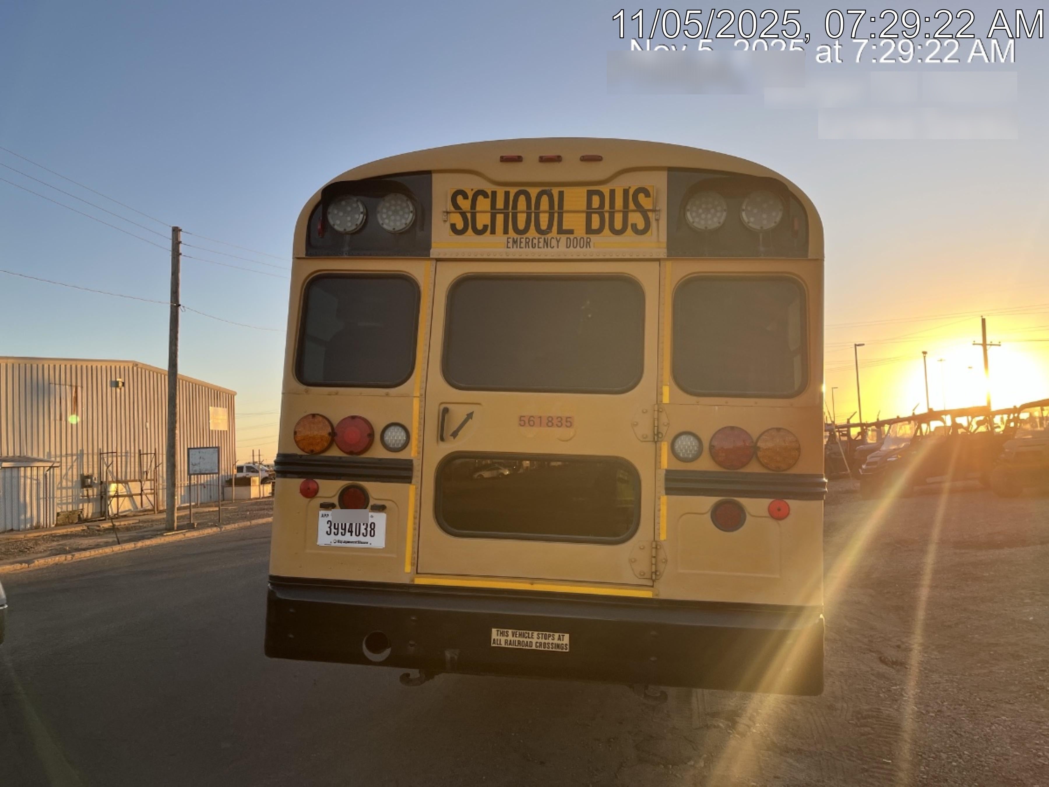 2012 BLUE BIRD 72 Passenger Bus