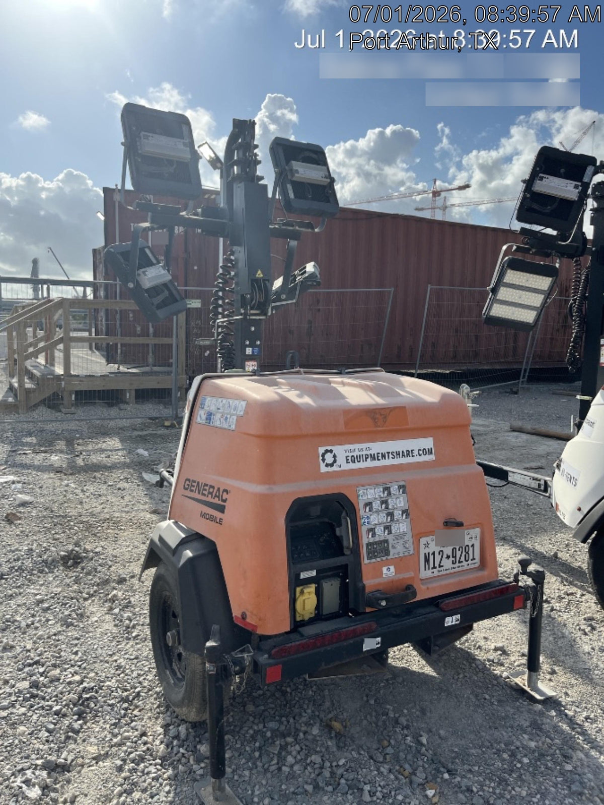 2023 Generac MLT2 Diesel, Flex Switch 120V Input, Powerzone Controller, 
(4) 320W LED Lights, 4kW Generator, 39.9 Gal Fuel Tank, 2" Ball, T3