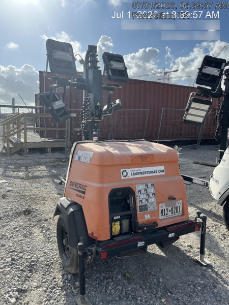 2023 Generac MLT2 Diesel, Flex Switch 120V Input, Powerzone Controller, 
(4) 320W LED Lights, 4kW Generator, 39.9 Gal Fuel Tank, 2" Ball, T3