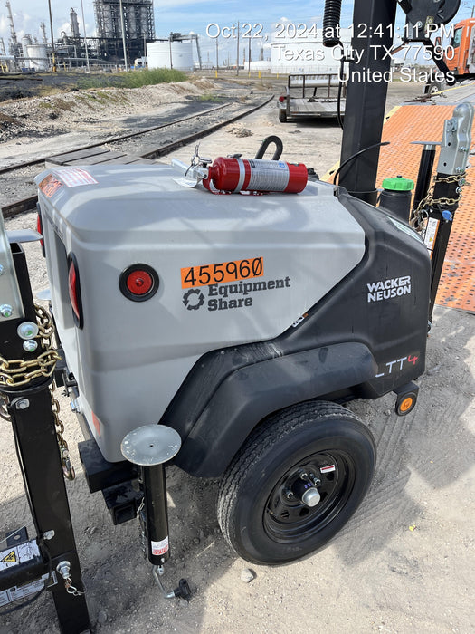 2024 Wacker Neuson LTT4 Diesel, Kohler KDW702, Deep Sea Controller, Auto Start, LED 320W, Bypass Outlet, T3