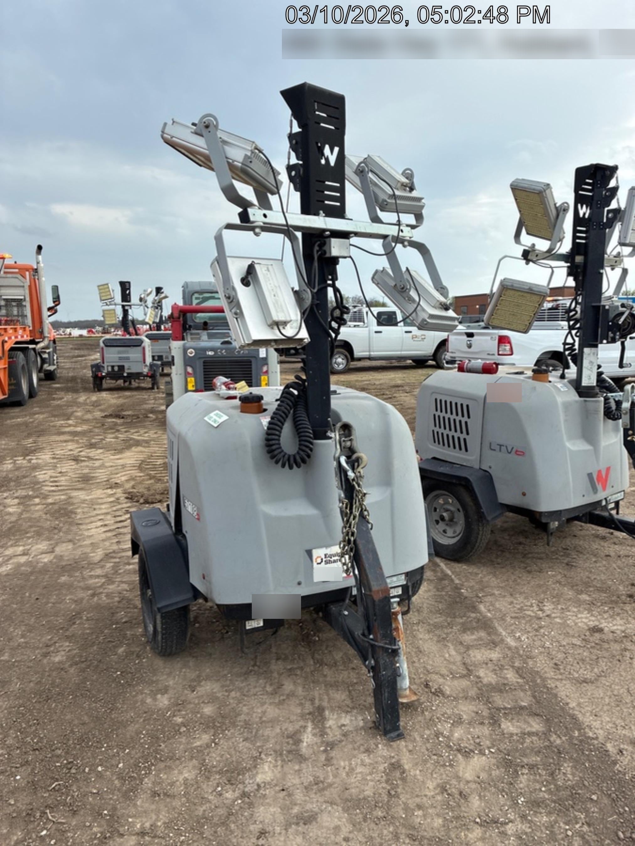 2019 Wacker Neuson LTV6K-LED Standard LED Towable Light Tower w/None