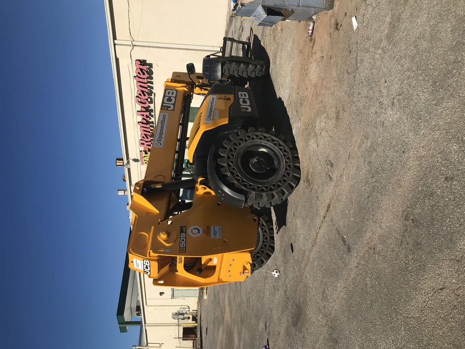 2020 JCB 509-42 Canopy, Solid Tires, Work Lights, Beacon, Aux Hydraulics, Back up Alarm, Lifting Eye, ES Decals