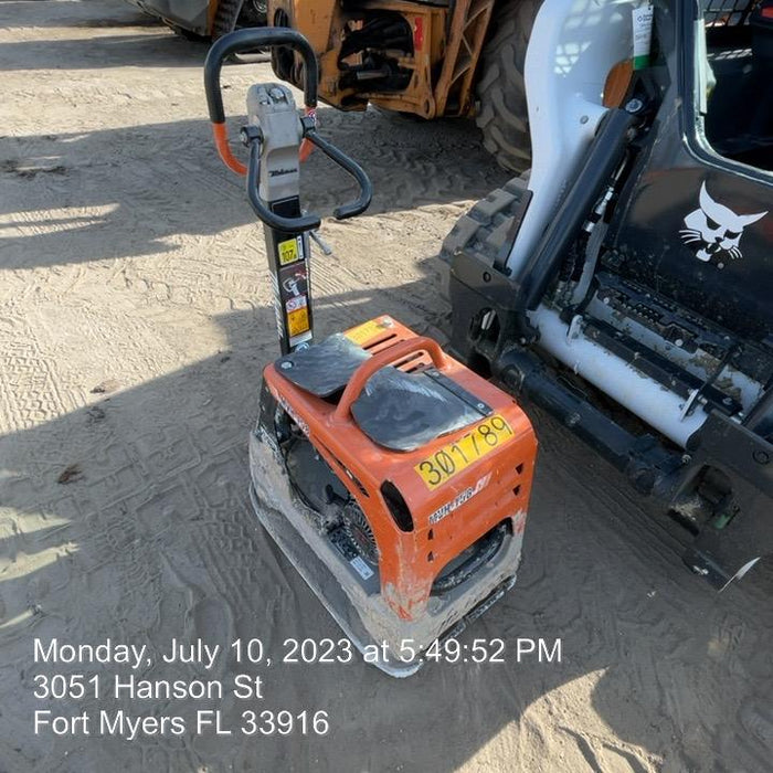 2023 Multiquip MVH158 Honda GX200, 17" Plate, Gas