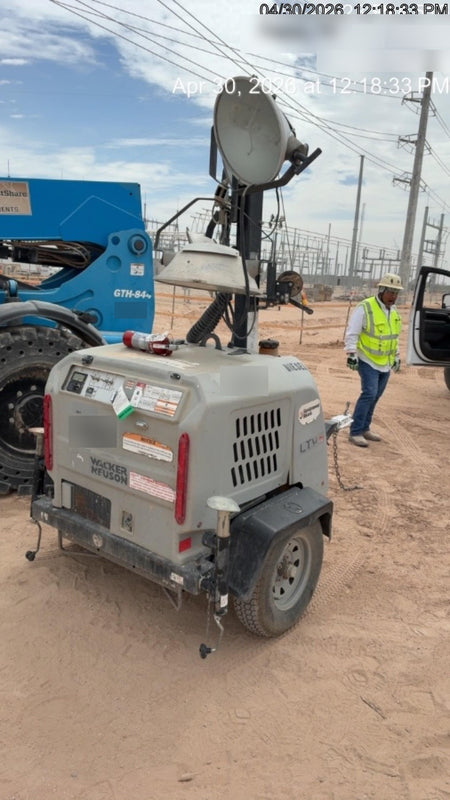 2018 Wacker Neuson LTV6L-MH Wacker Neuson LTV6L Mobile Light Tower w/Fuel Level Sensor Installed