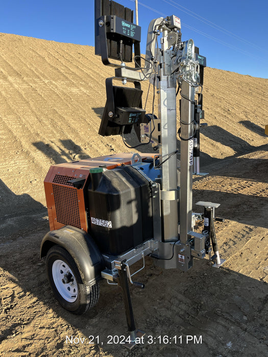 2024 Wanco WLTT-4MM4K Diesel, Deep Sea Controller, Shore Power Plug, Auto Start, (4) 350W LED Floodlights, 4kW Generator, 60 Gal Fuel Tank, 2" Ball, T3