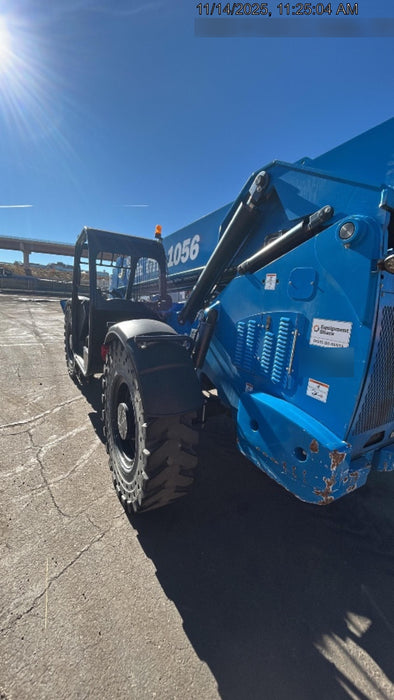 2018 Genie GTH-1056 Genie GTH-1056 w/Open ROPS, Solid Tires, Work Lights, 60" carriage/forks, cab mesh, beacon
