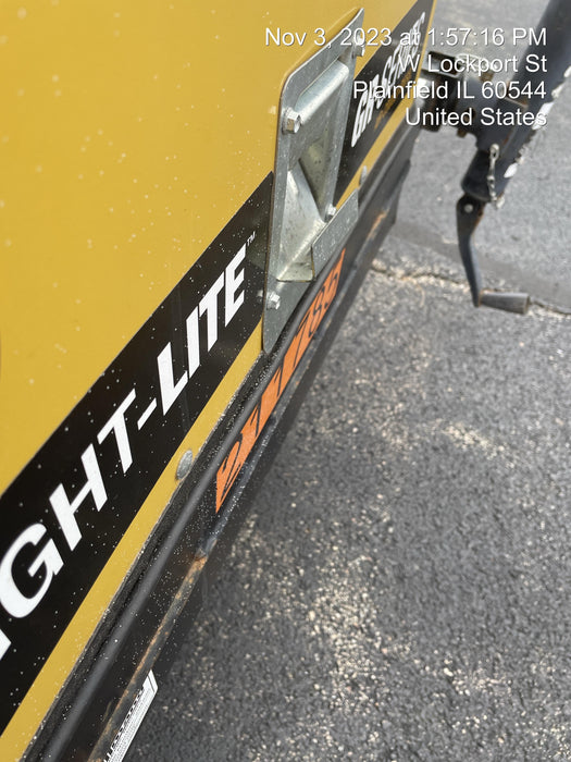 2022 Allmand NLV3GR (4) LED Light Fixture 350W, 23' Vertical Mast, 3kW Prime, Towable, Deep Sea L401, Leveling Jacks, Yanmar T4F 5.8hp