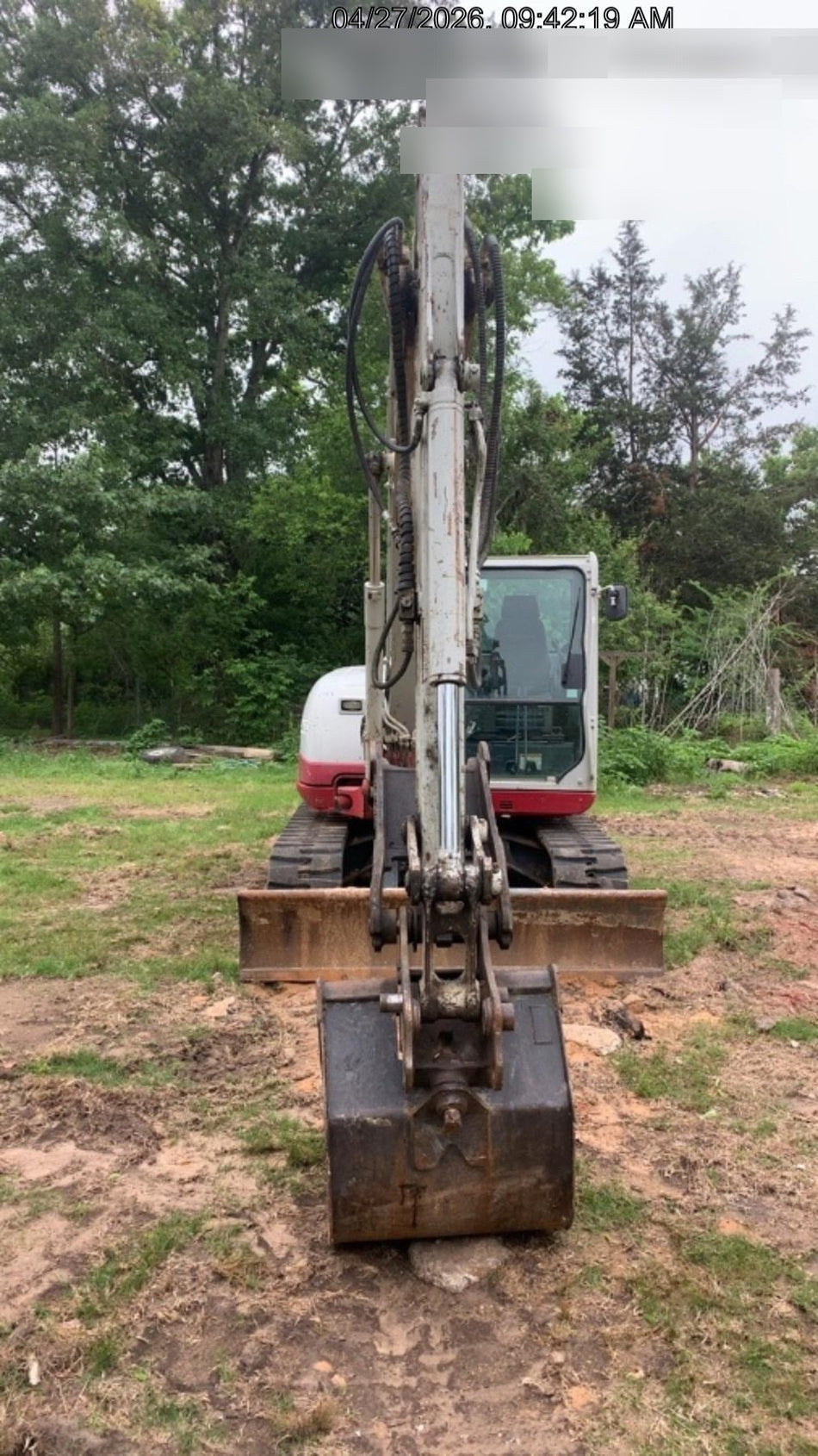 2019 Takeuchi TB290 Cab/Heat/AC Rubber tracks, Dozer blade, Travel alarm, Auxiliary hydraulics w/Manual QC, Hydraulic thumb, 18", 24", and 36" Buckets