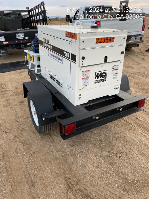 2022 Multiquip DA7000SSA3 Kubota Diesel, Trailer Mounted Package