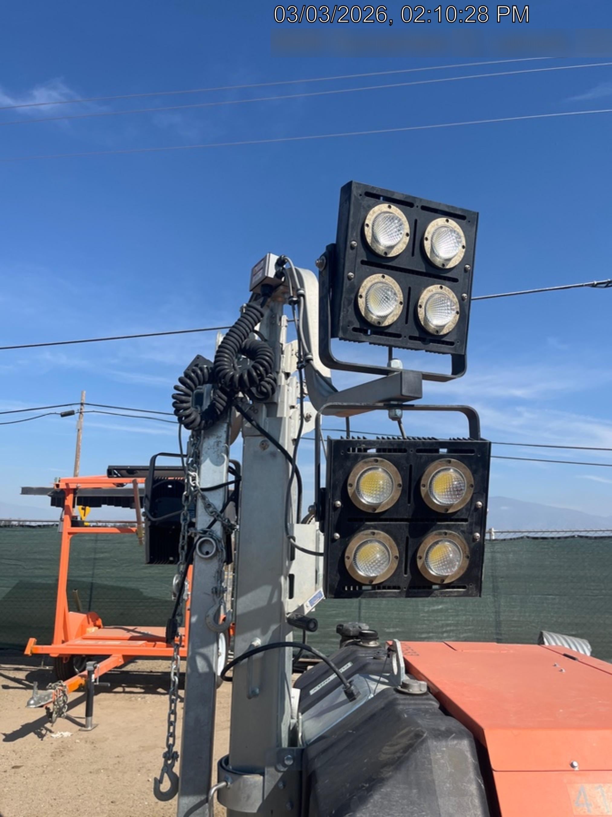 2024 Wanco WLTT-4MM4K Diesel, Deep Sea Controller, Shore Power Plug, Auto Start, (4) 350W LED Floodlights, 4kW Generator, 60 Gal Fuel Tank, 2" Ball, T3