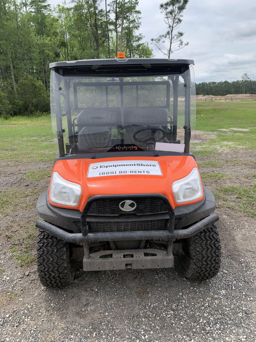 2022 Kubota RTV-X1140W-H Plastic Canopy, Windshield Acrylic Clear, LED Strobe Light, Wire Harness Kit, Back up Alarm