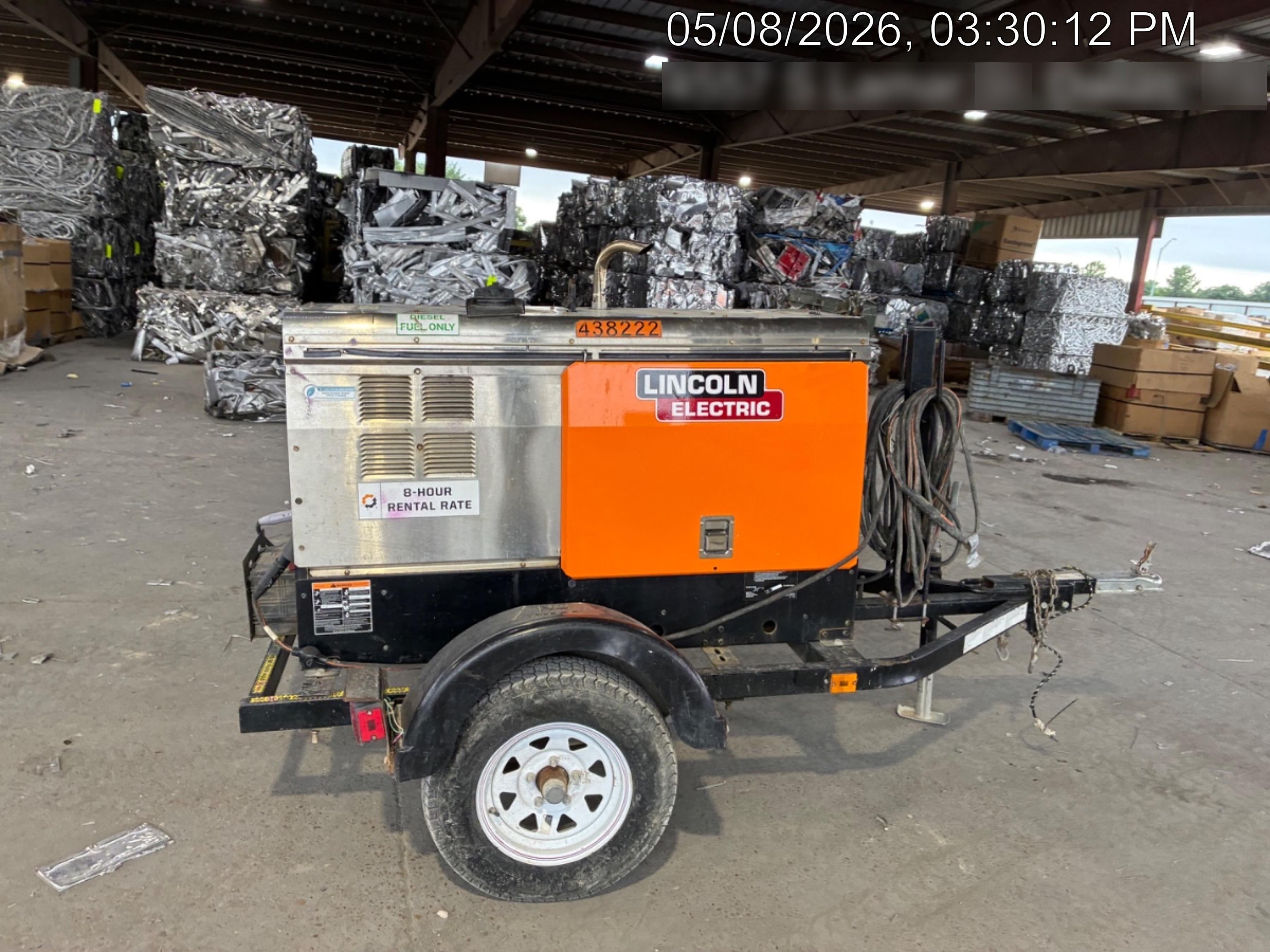 2024 Lincoln Electric LE400 Kubota V1505, Trlr, Cable Rack, Light Kit, ES Decals, T3