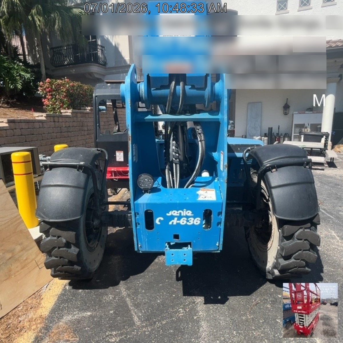 2020 Genie GTH-636 Canopy, Solid Tires, Work Lights, Beacon, Aux Hydraulics, Back up Alarm