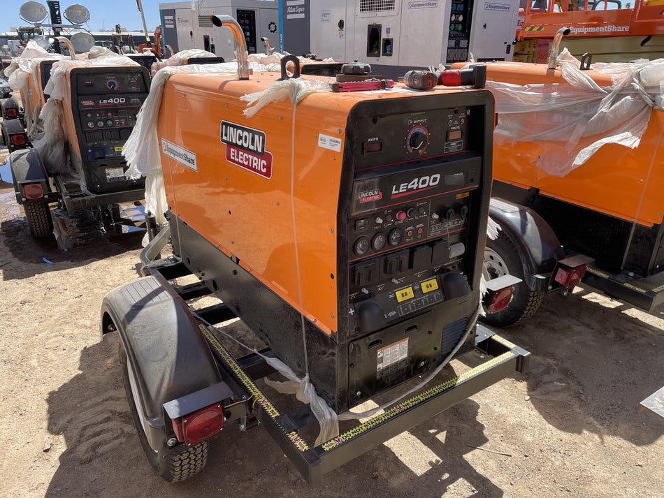 2023 Lincoln Electric LE400 Kubota V1505, Trlr, Cable Rack, Light Kit, ES Decals, T3
