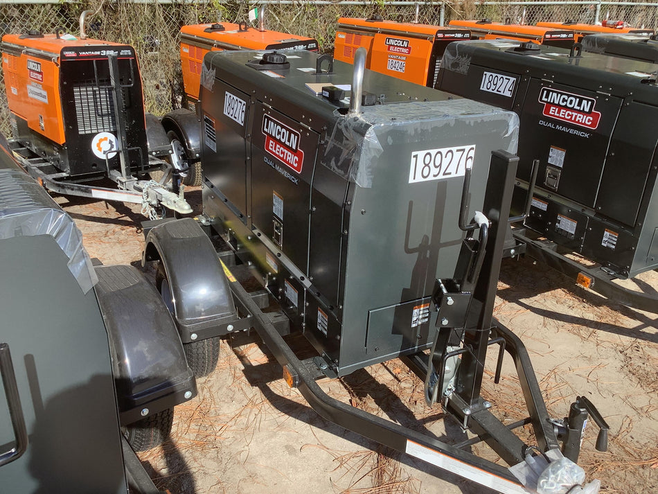 2021 Lincoln Electric Dual Maverick 200/200X Ready Pak 3, Includes Trailer, Cable Rack, Fender Light Kit