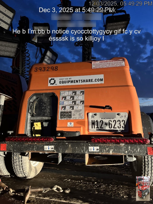 2024 Generac MLT2 Diesel, Flex Switch 120V Input, Powerzone Controller, 
(4) 320W LED Lights, 4kW Generator, 39.9 Gal Fuel Tank, 2" Ball, T3