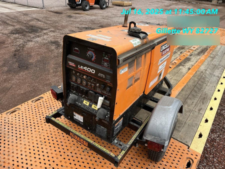 2023 Lincoln Electric LE400 Kubota V1505, Trlr, Cable Rack, Light Kit, ES Decals, T3