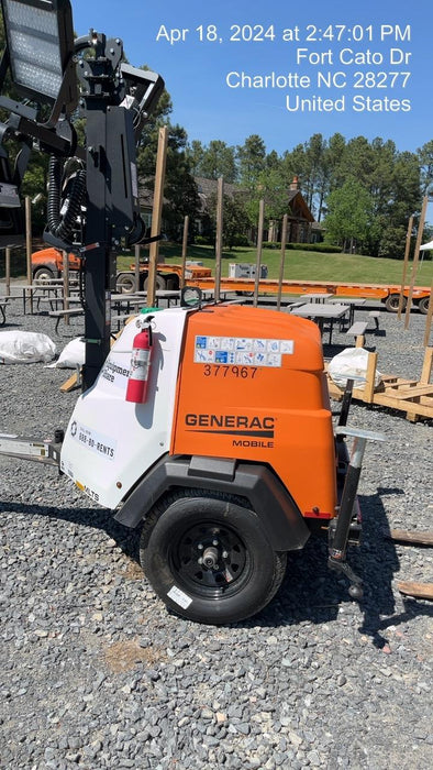 2023 Generac MLT2 Diesel, Flex Switch 120V Input, Powerzone Controller, 
(4) 320W LED Lights, 4kW Generator, 39.9 Gal Fuel Tank, 2" Ball, T3