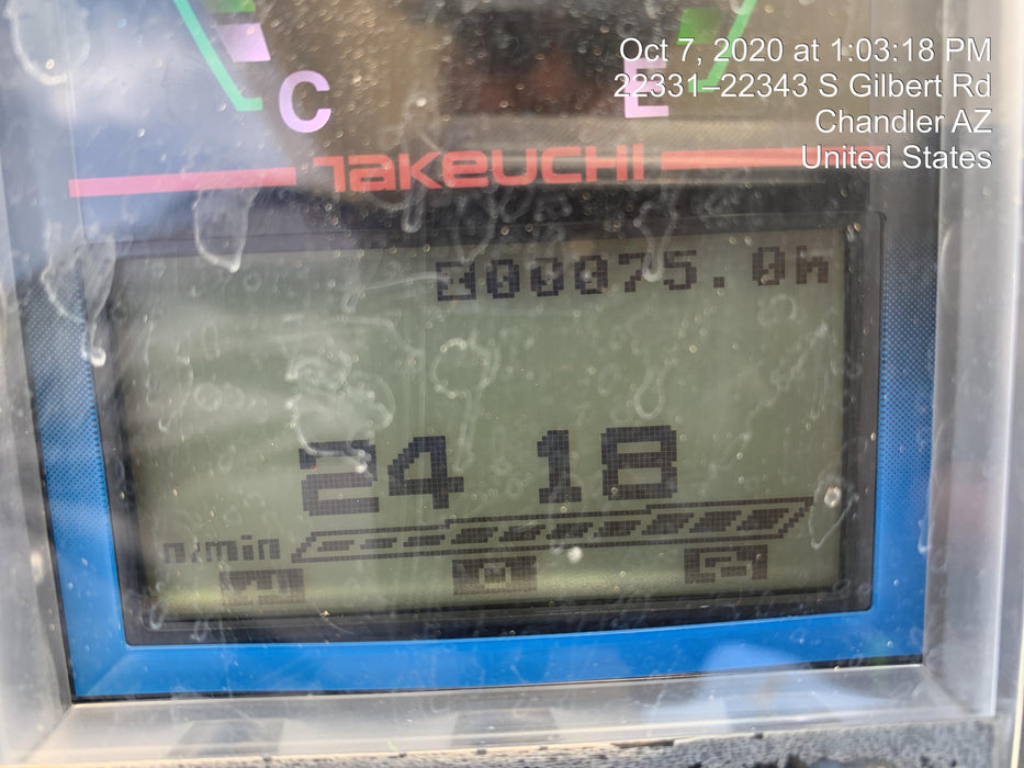 2020 TAKEUCHI TB235-2R