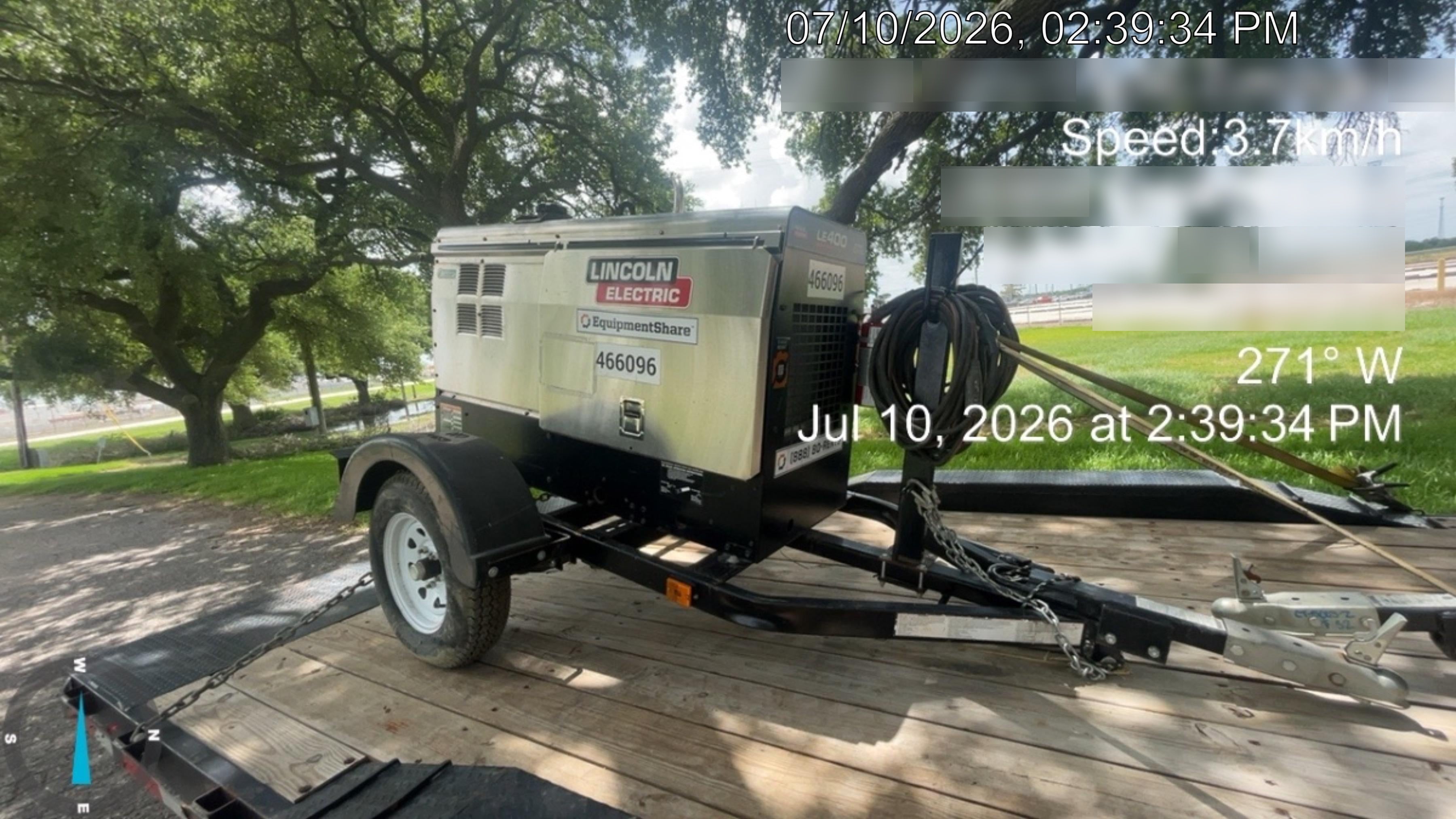 2024 Lincoln Electric LE400 Kubota V1505, Trlr, Cable Rack, Light Kit, ES Decals, T3