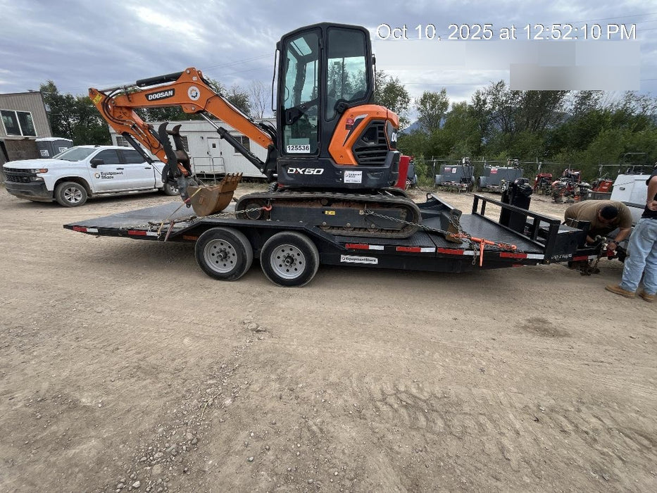 2024 TEXAS PRIDE TRAILERS 21' Lowboy Gravity Tilt Bed 14K Bumper Pull Trailer