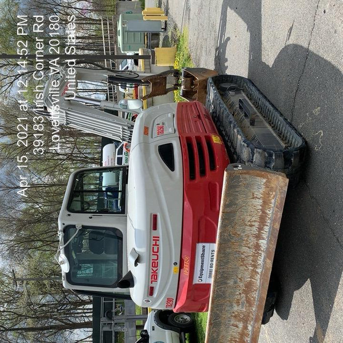 2020 Takeuchi TB290C Cab/Heat/Air, Rubber Tracks, Manual TAG QC