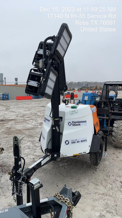 2023 Generac MLT2 Diesel, Flex Switch 120V Input, Powerzone Controller, 
(4) 320W LED Lights, 4kW Generator, 39.9 Gal Fuel Tank, 2" Ball, T3