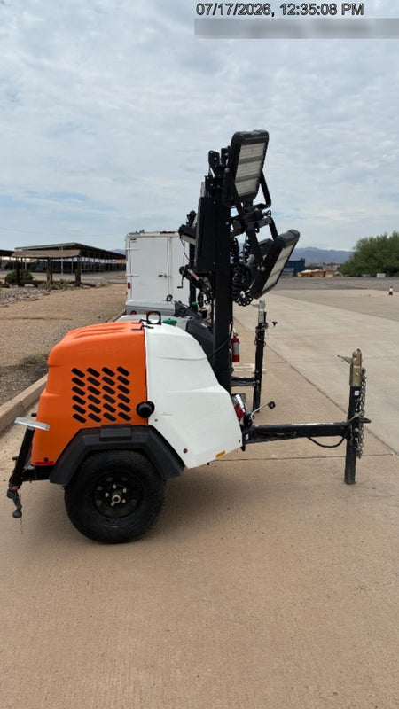 2024 Generac MLT2 Diesel, Flex Switch 120V Input, Powerzone Controller, 
(4) 320W LED Lights, 4kW Generator, 39.9 Gal Fuel Tank, 2" Ball, T3