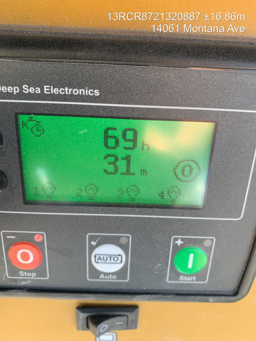 2022 Allmand NLV3GR (4) LED Light Fixture 350W, 23' Vertical Mast, 3kW Prime, Towable, ES Decals, T3