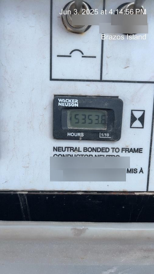 2019 Wacker Neuson LTV6L-MH Wacker Neuson LTV6L Mobile Light Tower w/Fuel Level Sensor Installed