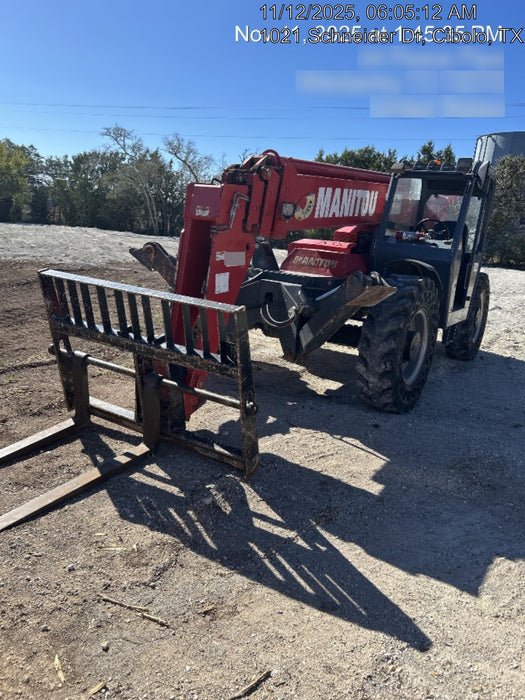 2018 Manitou MTA10055 MTA10055 - 74 HP T4, Canopy, Worklights/Strobe, Beacon, 66" Carriage, 60" Forks, Solid Tires, Lift Hook, Aux Hydraulics