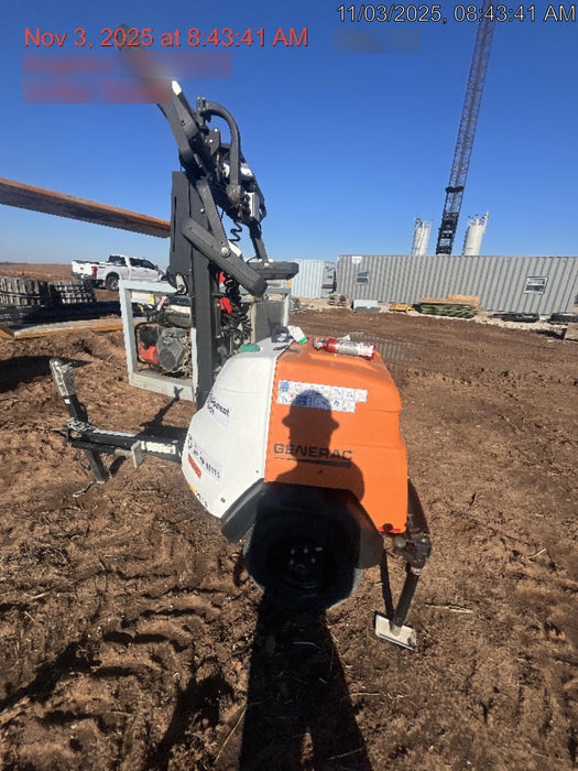 2023 Generac MLT2 Diesel, Flex Switch 120V Input, Powerzone Controller, 
(4) 320W LED Lights, 4kW Generator, 39.9 Gal Fuel Tank, 2" Ball, T3